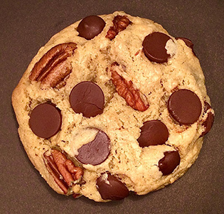 Pecan Dark Chocolate Chip Cookie